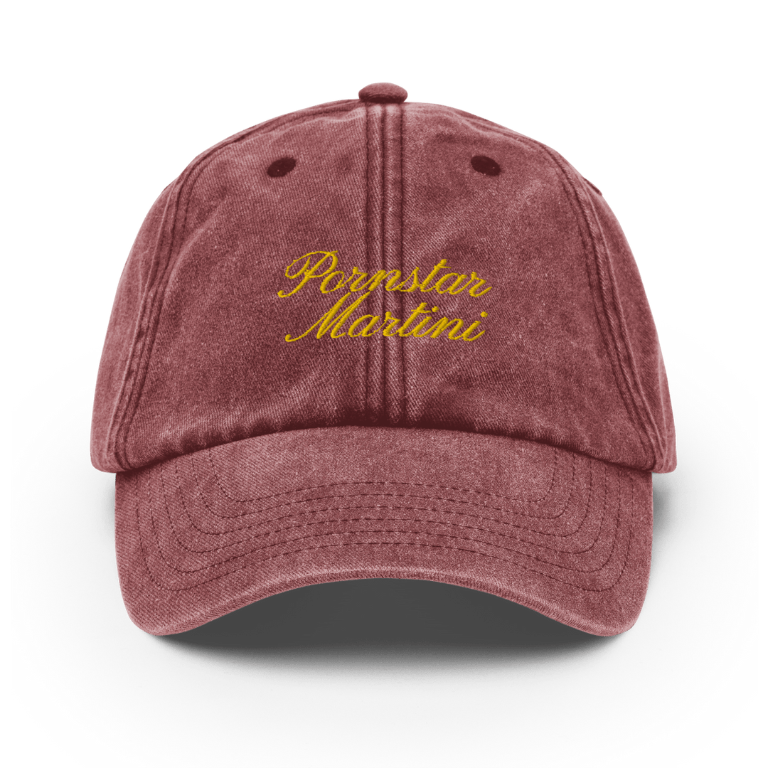 Pornstar Martini Vintage Hat - Vintage Red - Cocktailored