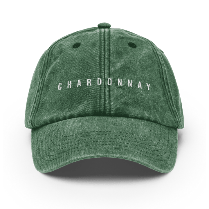 The Chardonnay Vintage Hat - Vintage Bottle Green - Cocktailored