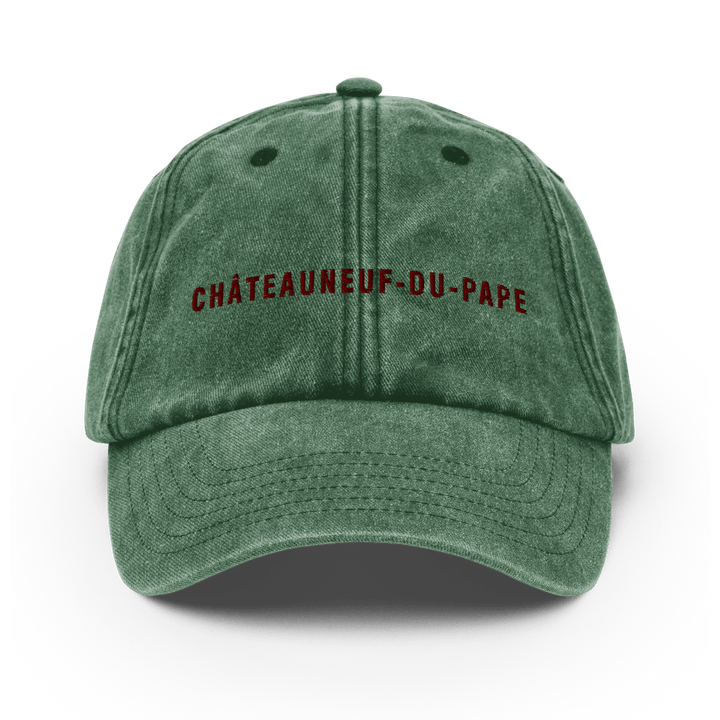 The Châteauneuf-du-Pape Vintage Hat - Vintage Bottle Green - Cocktailored