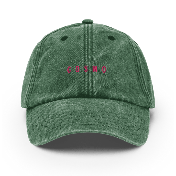 The Cosmo Vintage Hat - Vintage Bottle Green - Cocktailored