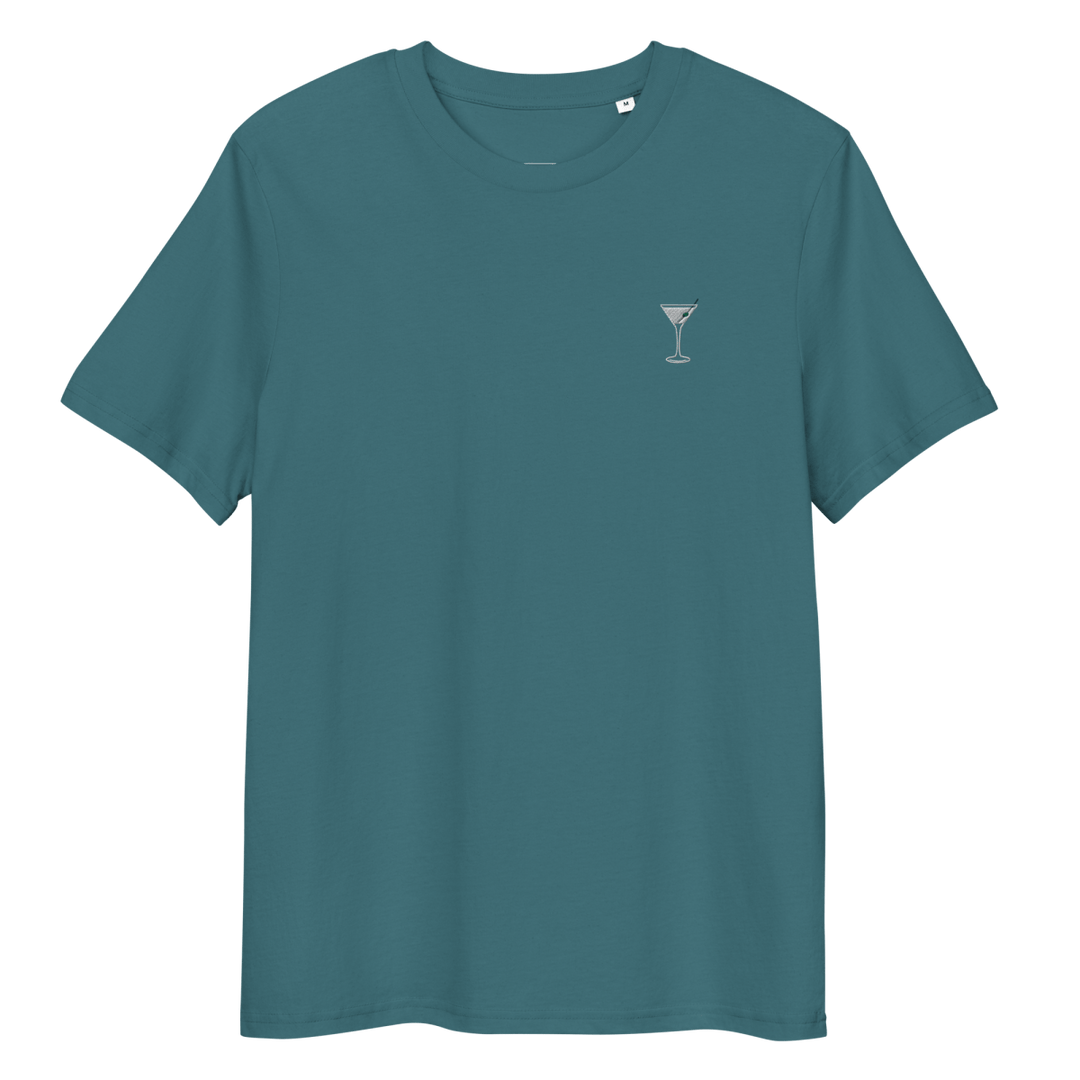 The Dry Martini glass organic t-shirt - Stargazer - Cocktailored