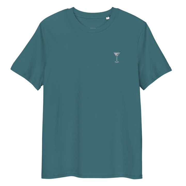 The Dry Martini glass organic t-shirt - Stargazer - Cocktailored