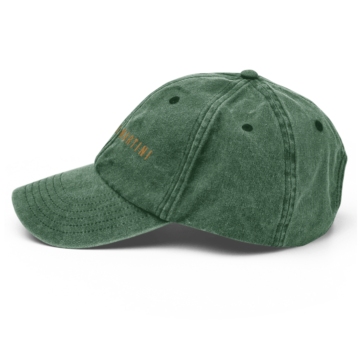 The Espresso Martini Vintage Hat - Vintage Bottle Green - Cocktailored