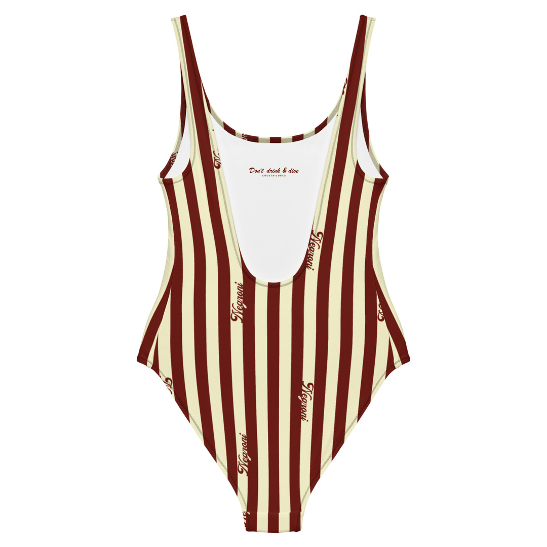 The Negroni Striped Swimsuit - XS - Cocktailored