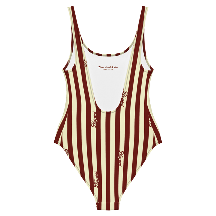 The Negroni Striped Swimsuit - XS - Cocktailored