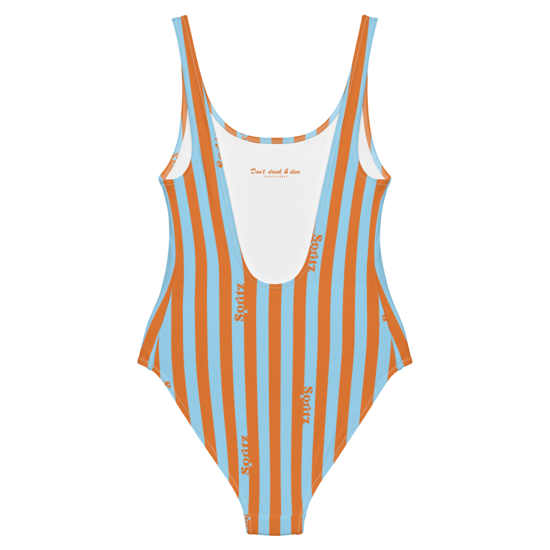 The Spritz Striped Swimsuit - XS - Cocktailored
