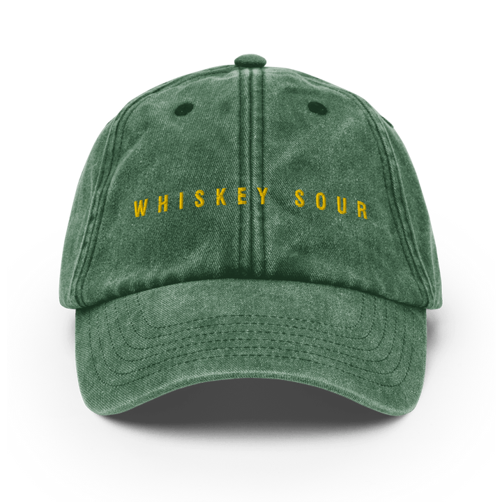 The Whiskey Sour Vintage Hat - Vintage Bottle Green - Cocktailored