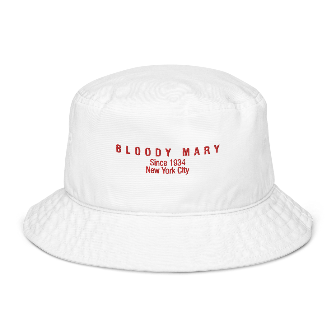 The Bloody Mary 1934 Organic bucket hat - Bio White - Cocktailored