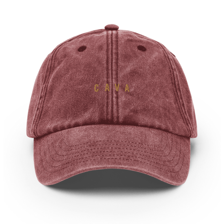 The Cava Vintage Hat - Vintage Red - Cocktailored