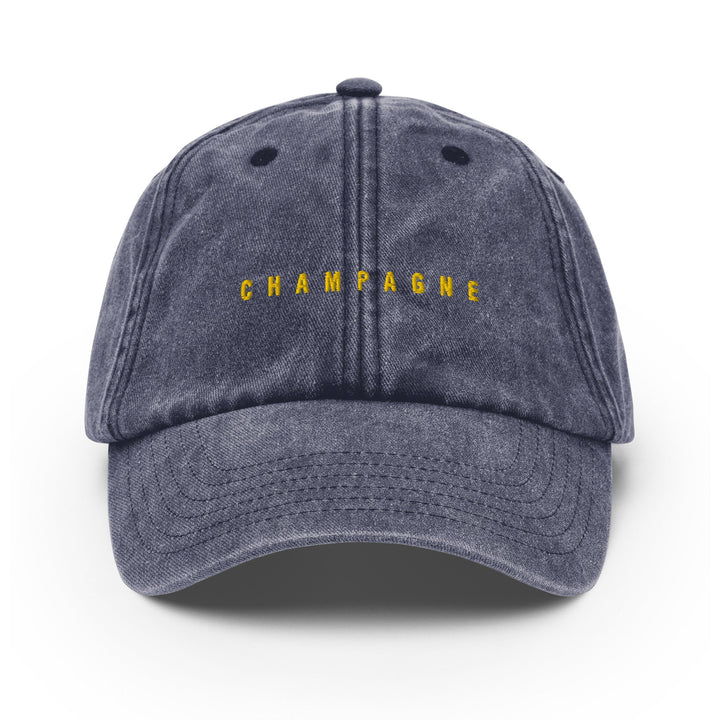 The Champagne Vintage Hat - Vintage Denim - Cocktailored