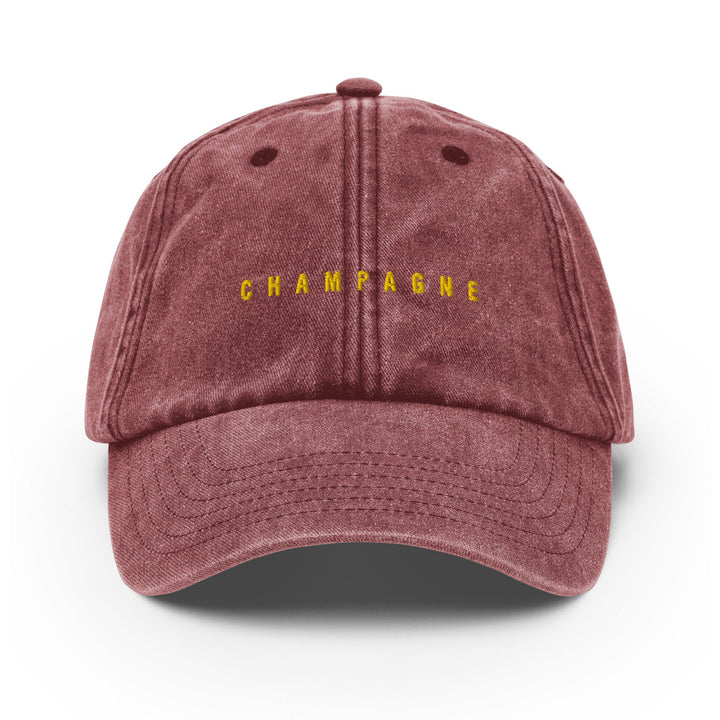 The Champagne Vintage Hat - Vintage Red - Cocktailored