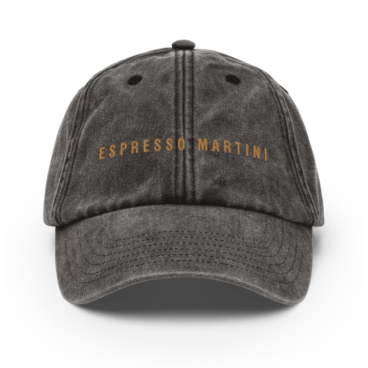 The Espresso Martini Vintage Hat - Vintage Black - Cocktailored
