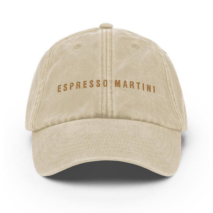The Espresso Martini Vintage Hat - Vintage Stone - Cocktailored