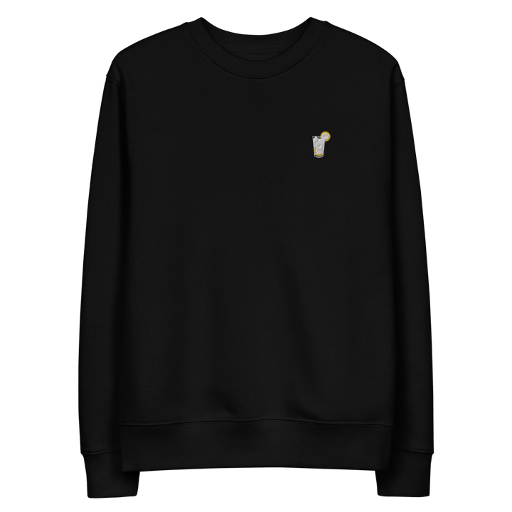 The Gin & Tonic Glass eco sweatshirt - Black - Cocktailored