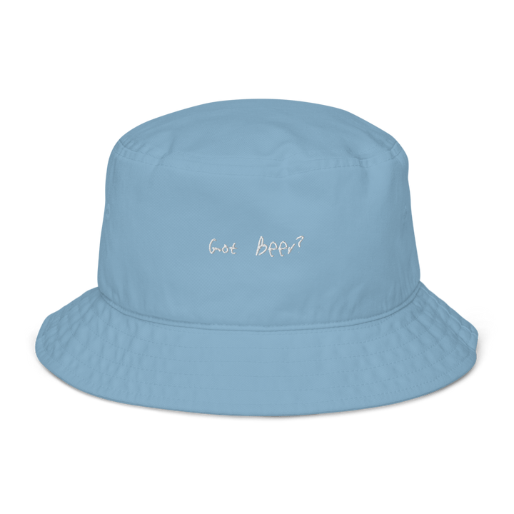 The Got Beer? Organic bucket hat - Slate Blue - Cocktailored