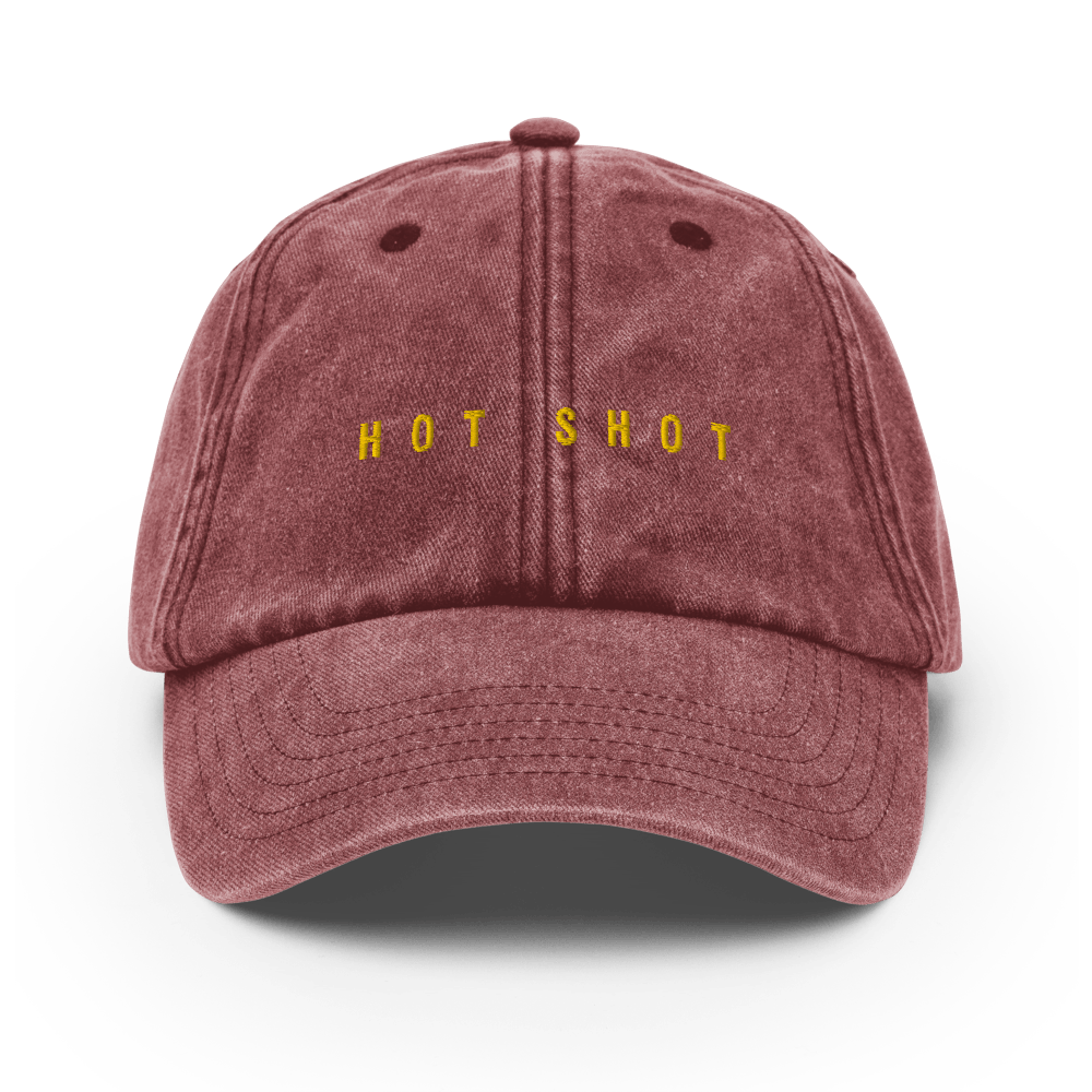The Hot Shot Vintage Hat - Vintage Red - Cocktailored