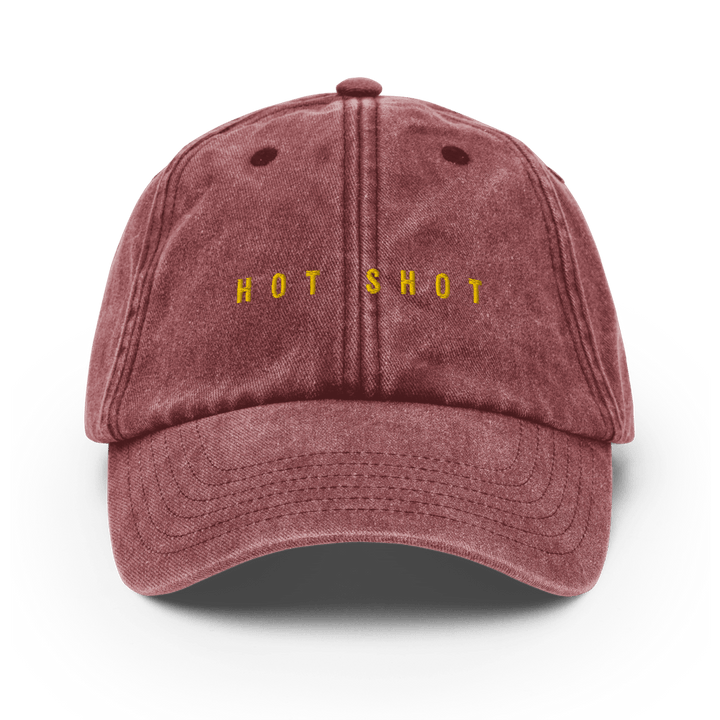 The Hot Shot Vintage Hat - Vintage Red - Cocktailored