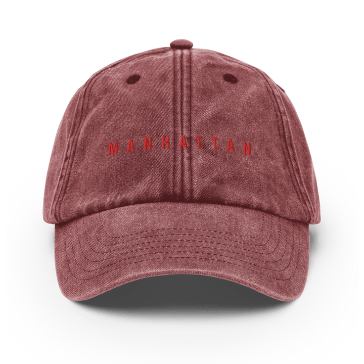 The Manhattan Vintage Hat - Vintage Red - Cocktailored