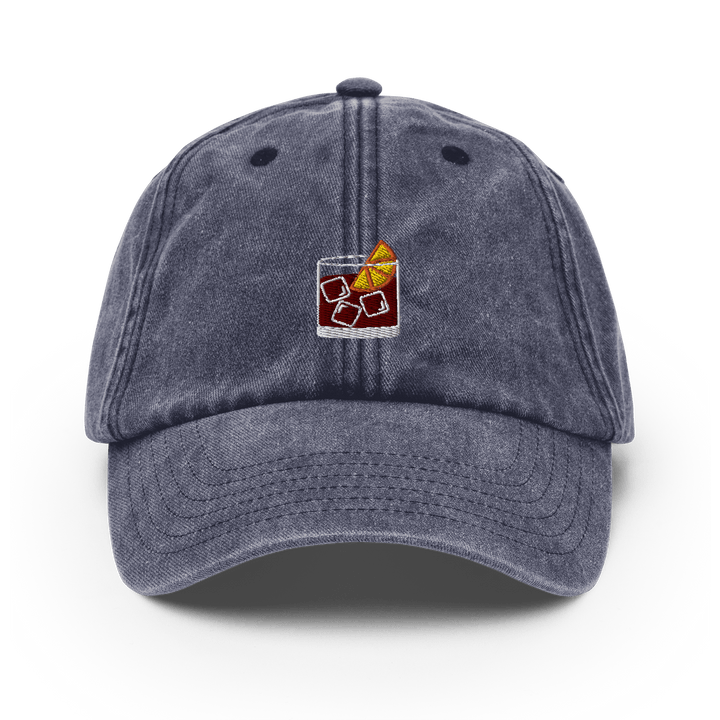 The Negroni Glass Vintage Hat - Vintage Denim - Cocktailored