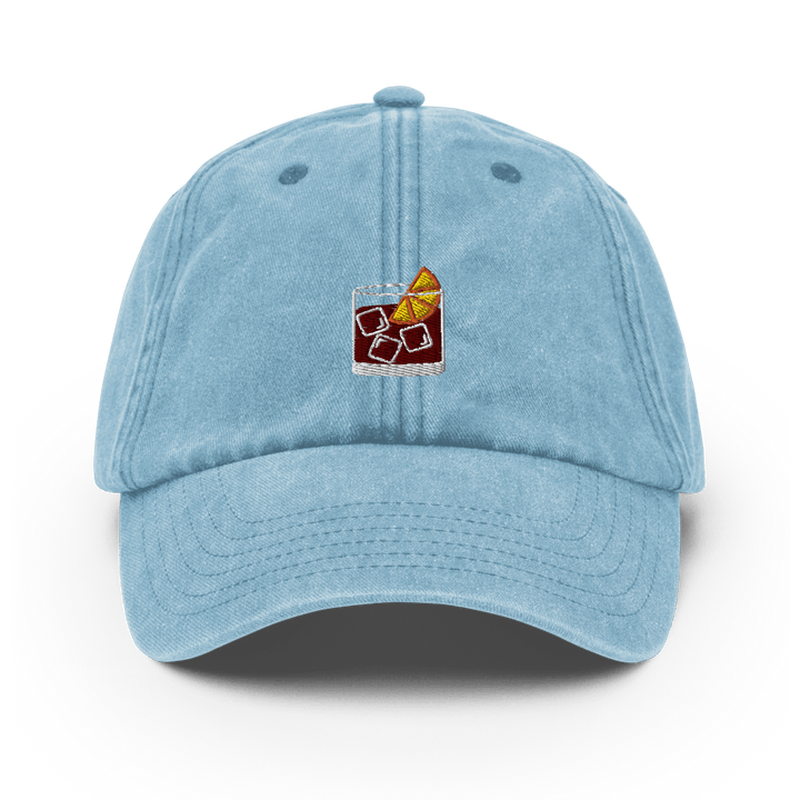 The Negroni Glass Vintage Hat - OUTLET - Vintage Denim - Cocktailored