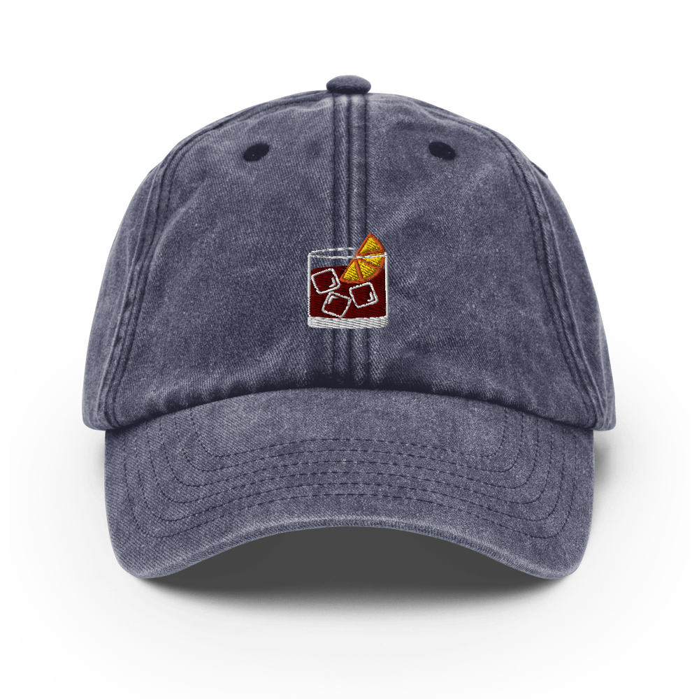 The Negroni Glass Vintage Hat - OUTLET - Vintage Denim - Cocktailored