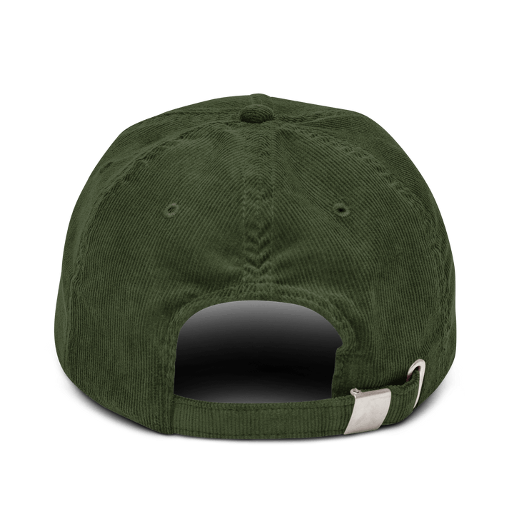 The Negroni Script Corduroy hat - Dark Olive - Cocktailored