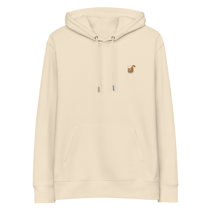 The Old Fashioned Glass eco hoodie - Desert Dust - Cocktailored