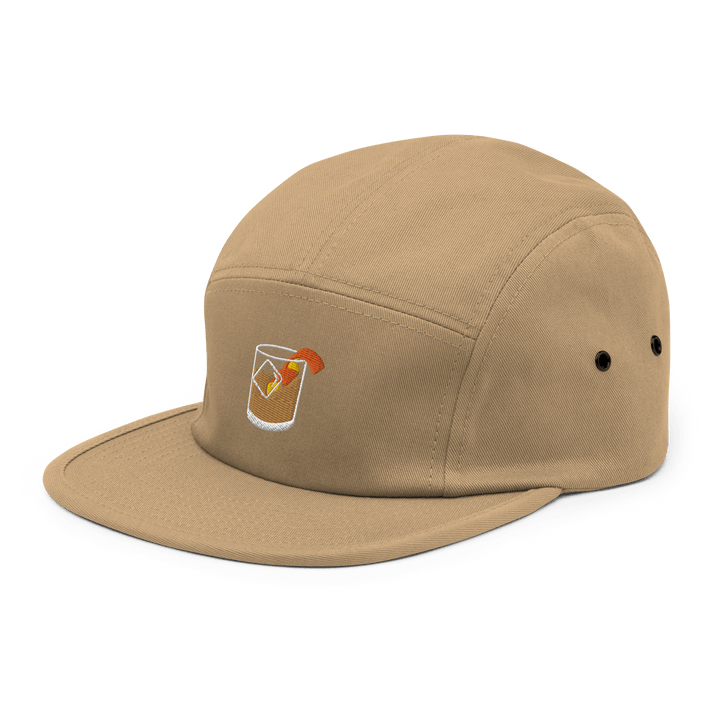 The Old Fashioned Glass Hipster Hat - Khaki - Cocktailored