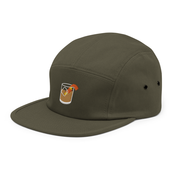 The Old Fashioned Glass Hipster Hat - Olive - Cocktailored