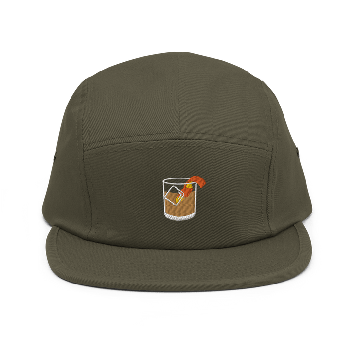 The Old Fashioned Glass Hipster Hat - Olive - Cocktailored