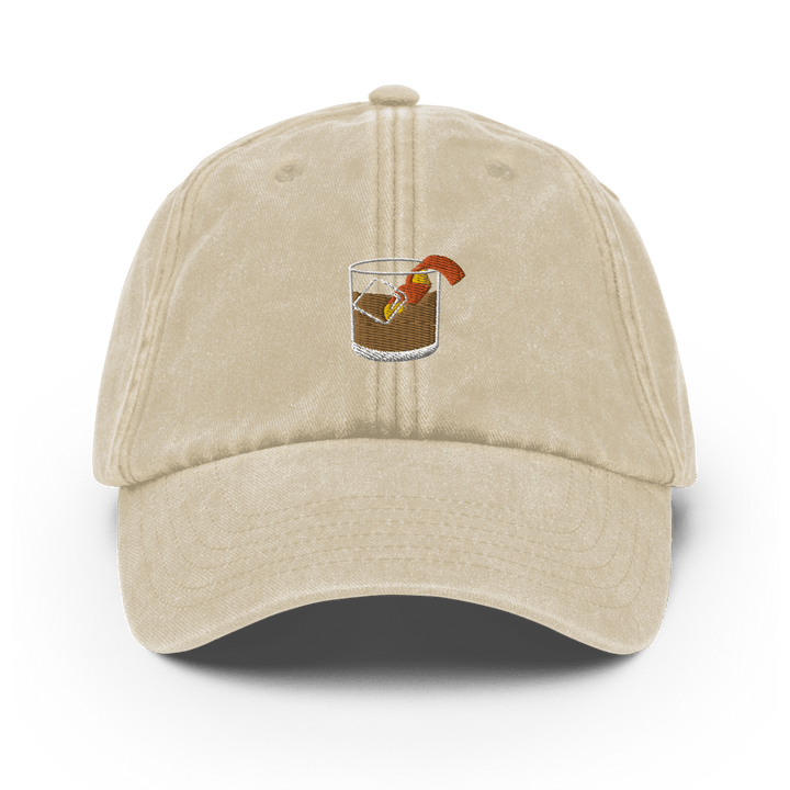 The Old Fashioned Glass Vintage Hat - Vintage Stone - Cocktailored