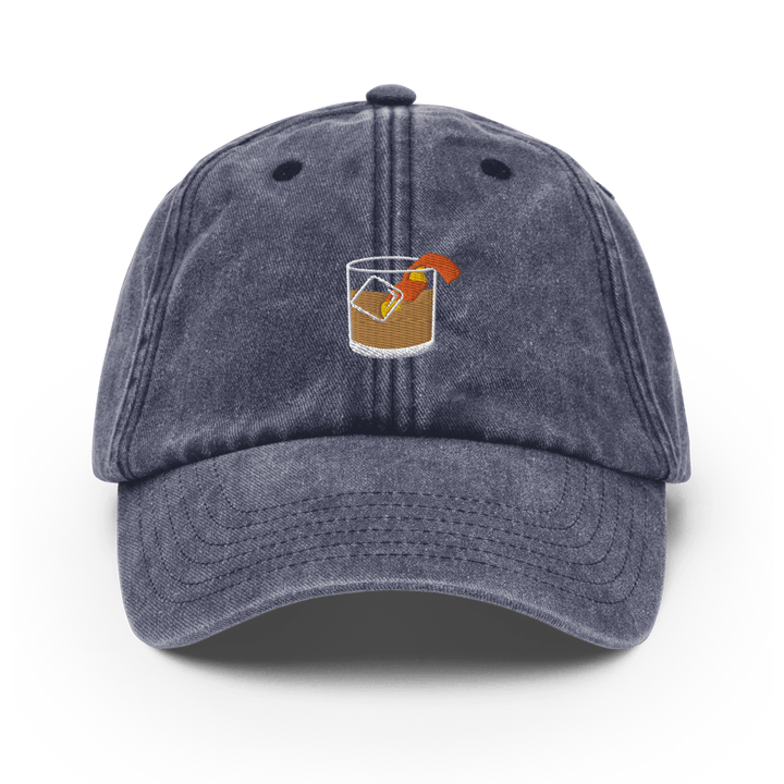 The Old Fashioned Glass Vintage Hat - Vintage Denim - Cocktailored