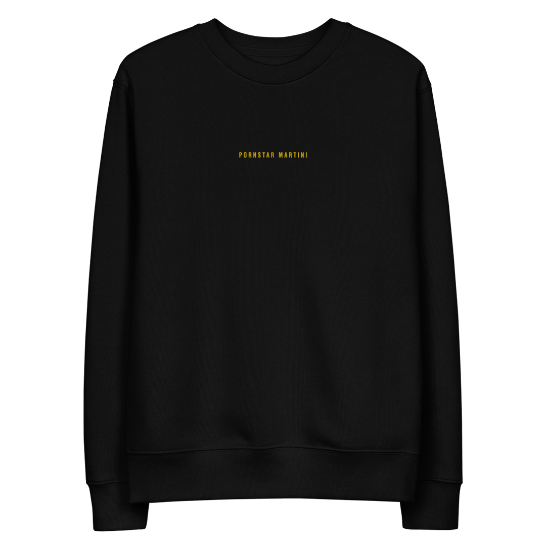 The Pornstar Martini eco sweatshirt - Black - Cocktailored