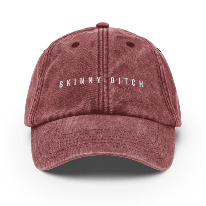 The Skinny Bitch Vintage Hat - Vintage Red - Cocktailored