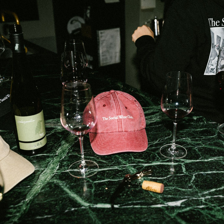 The Social Wine Club. Vintage Hat - Vintage Black - Cocktailored