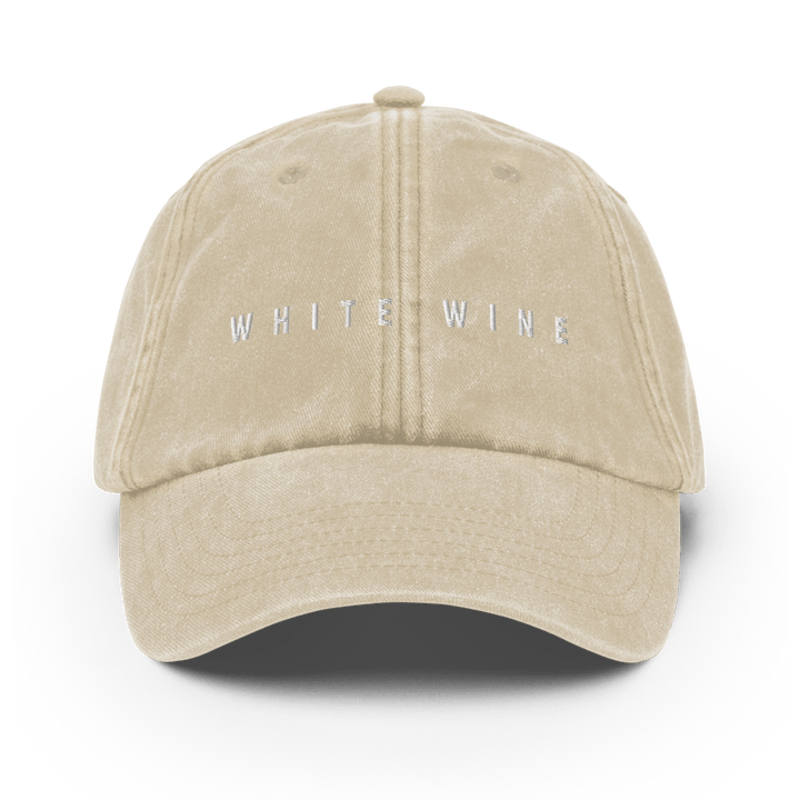 The White Wine Vintage Hat - Vintage Stone - Cocktailored