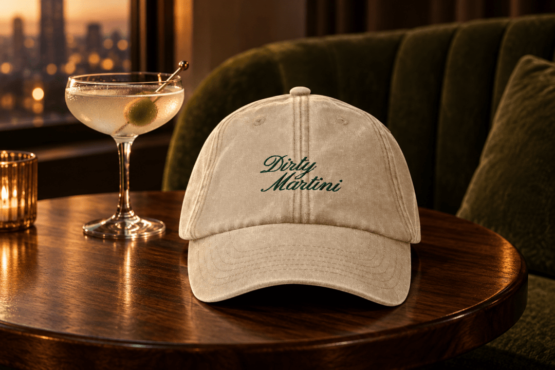 Dirty Martini-gaver: broderi eller rygtryk? – Cocktailored
