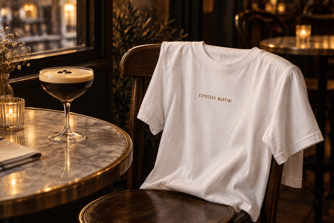 Espresso Martini-gaver: kasketter og T-shirts – Cocktailored