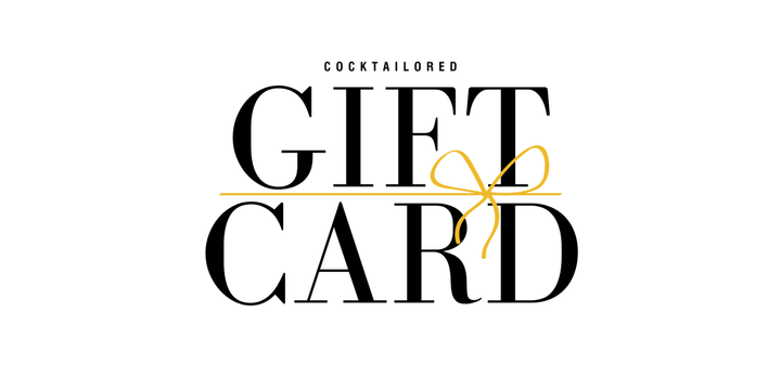 Cocktailored Gift Card - Gold - Cocktailored