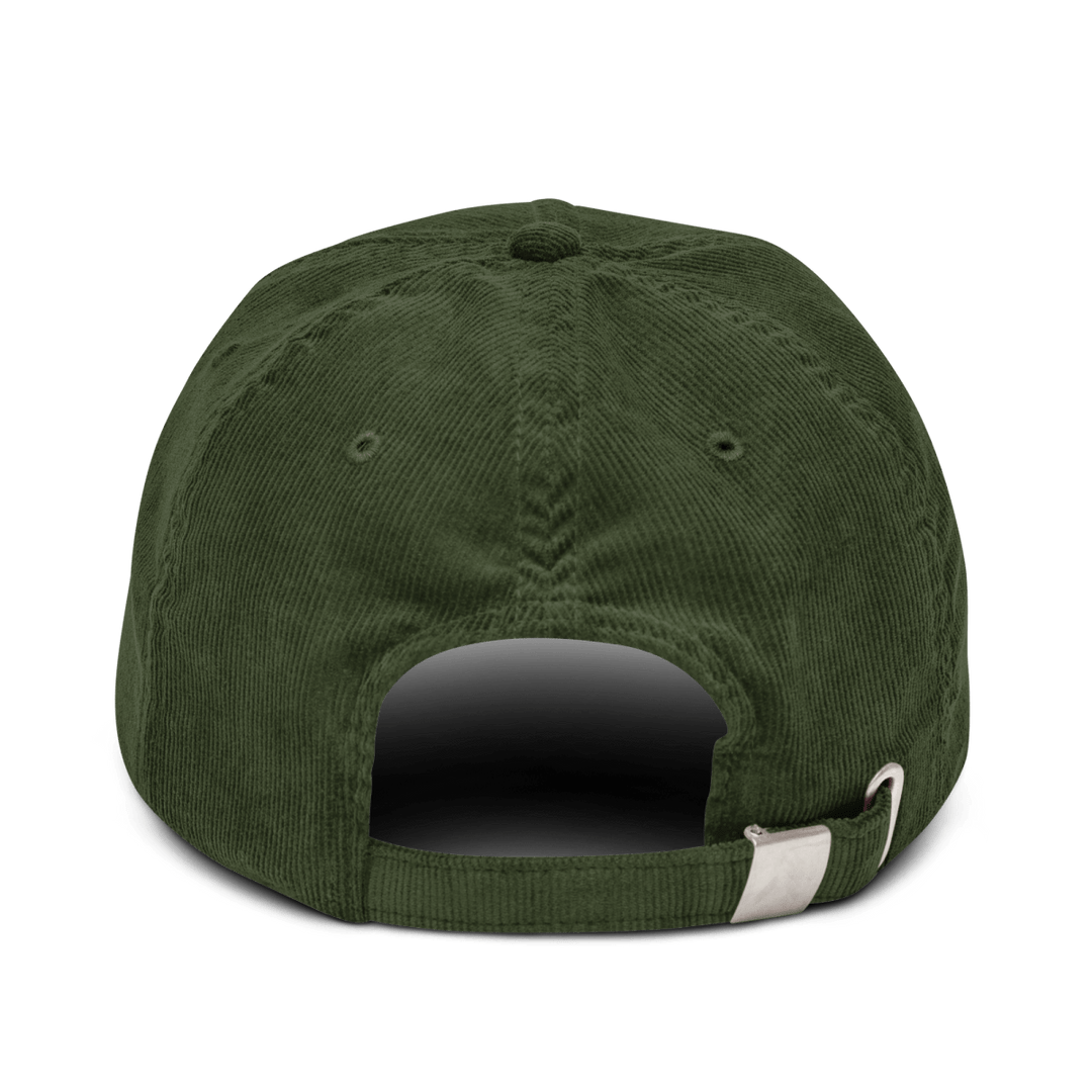 Social Wine Club Corduroy hat - Dark Olive - Cocktailored