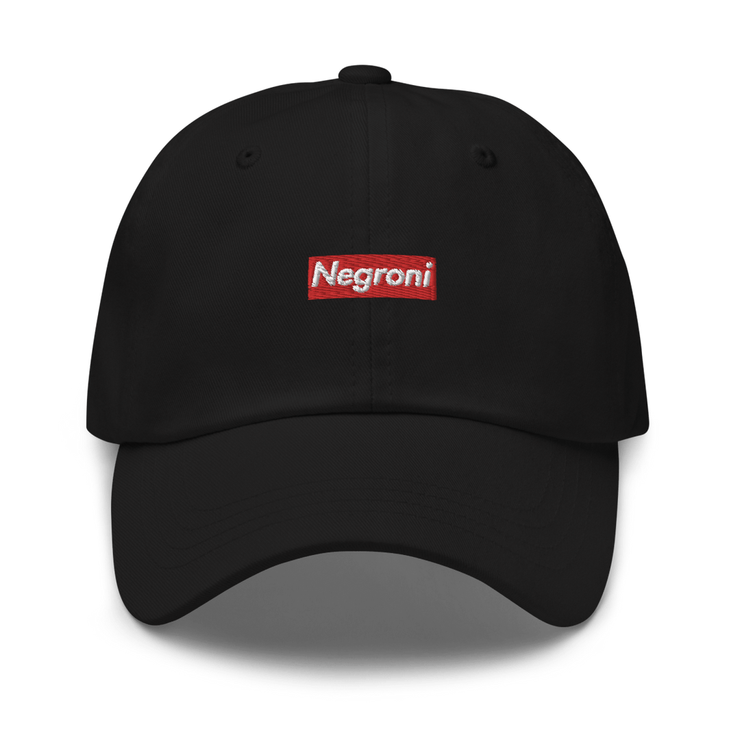 Support Your Local Negroni Dad hat - Black - Cocktailored