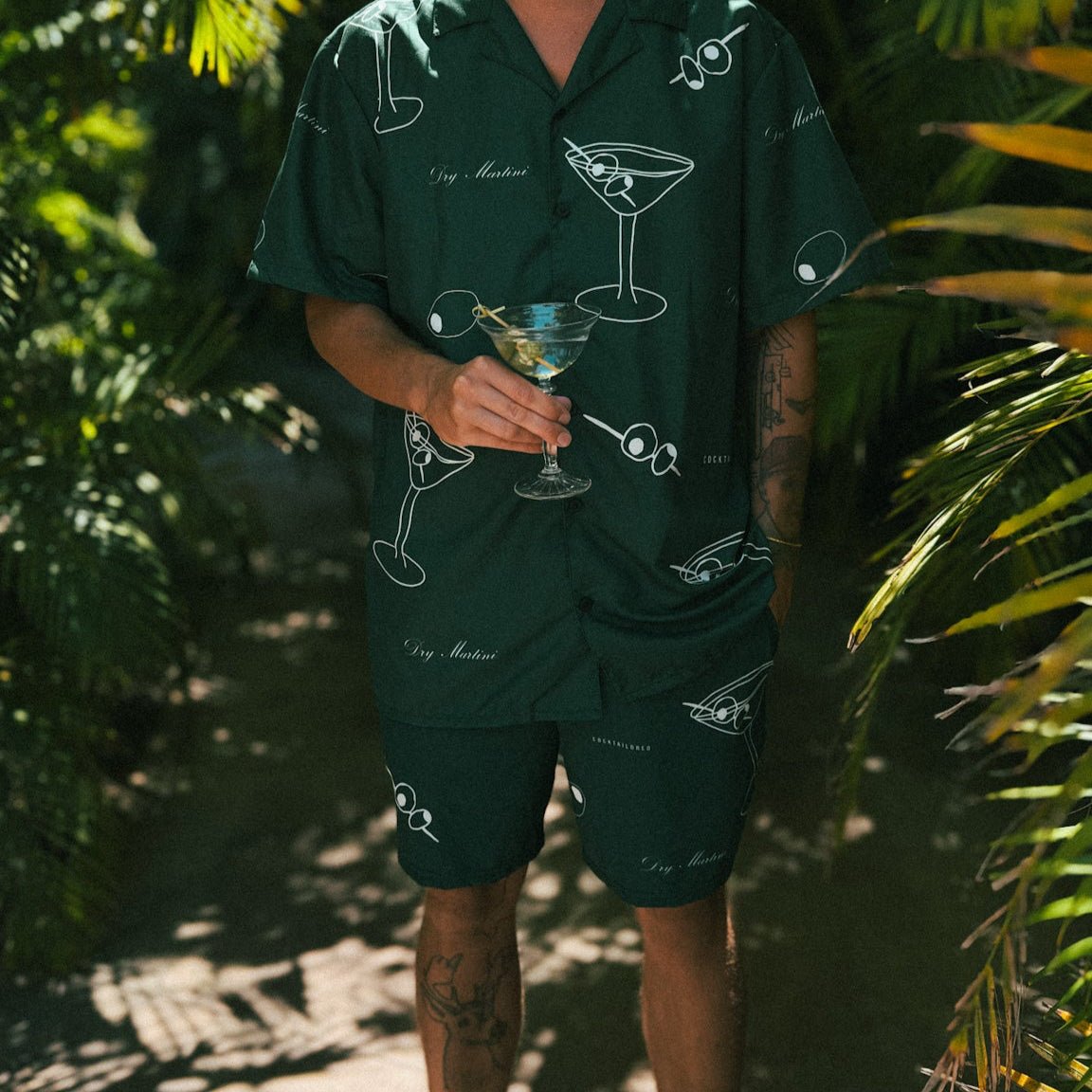 The Dry Martini "Cocktail" Swim Trunks