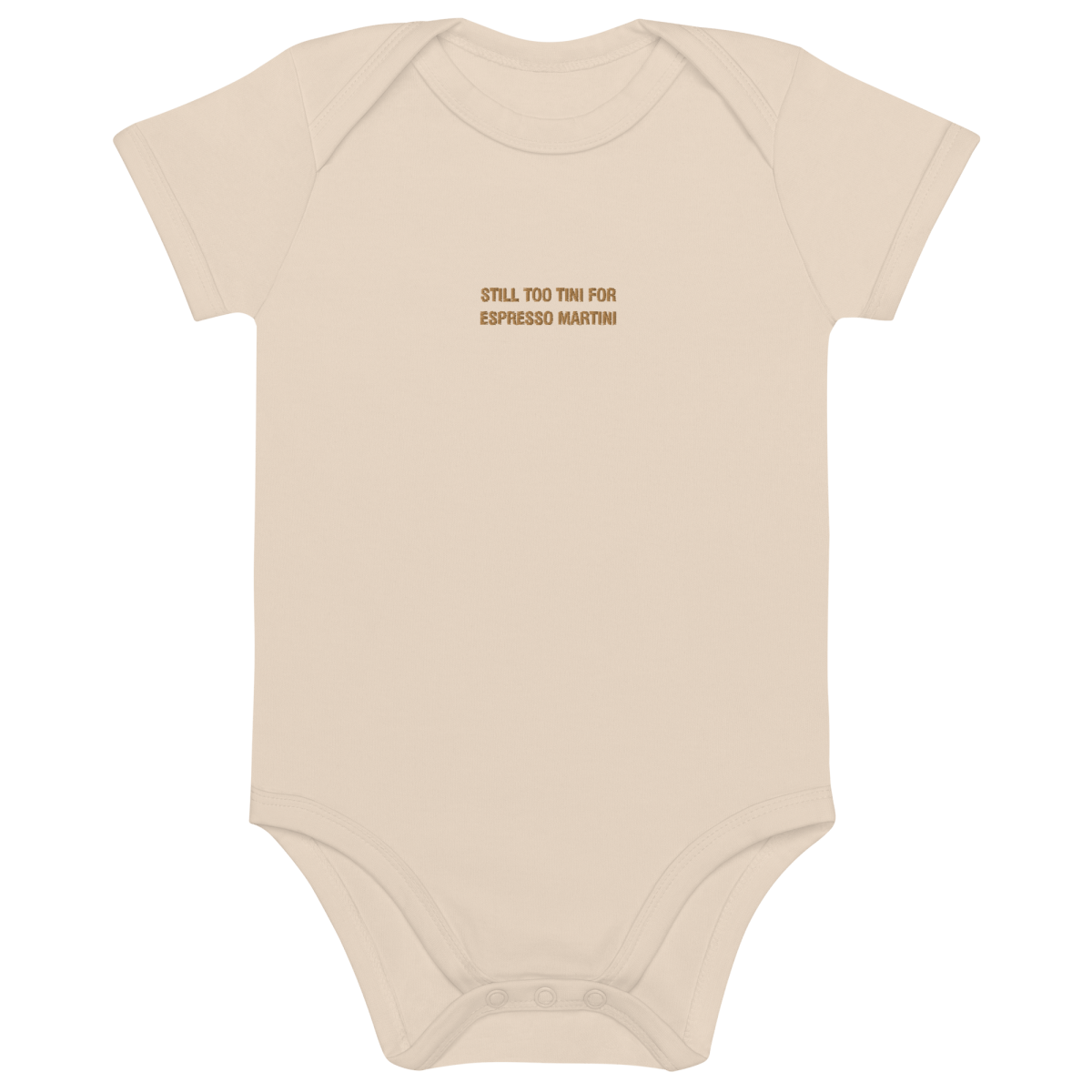 The Espresso Martini Organic cotton baby bodysuit