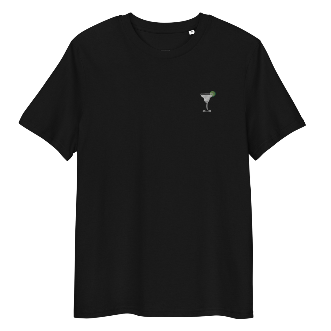 The Margarita Glass organic t-shirt - Black - Cocktailored
