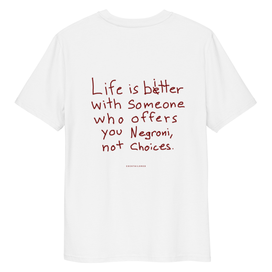 The Negroni Life organic cotton t - shirt - S - Cocktailored