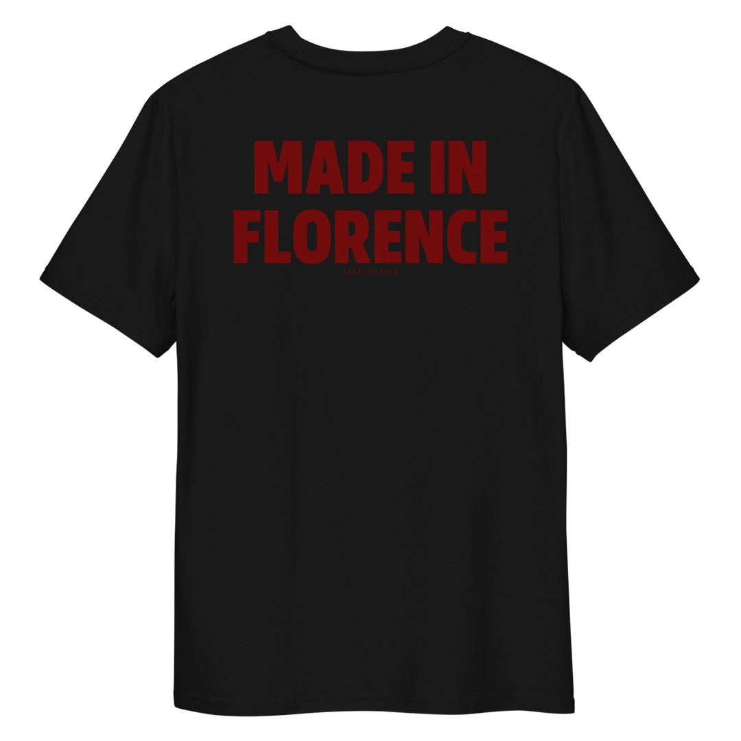 The Negroni "Made In" organic t-shirt - Black - Cocktailored