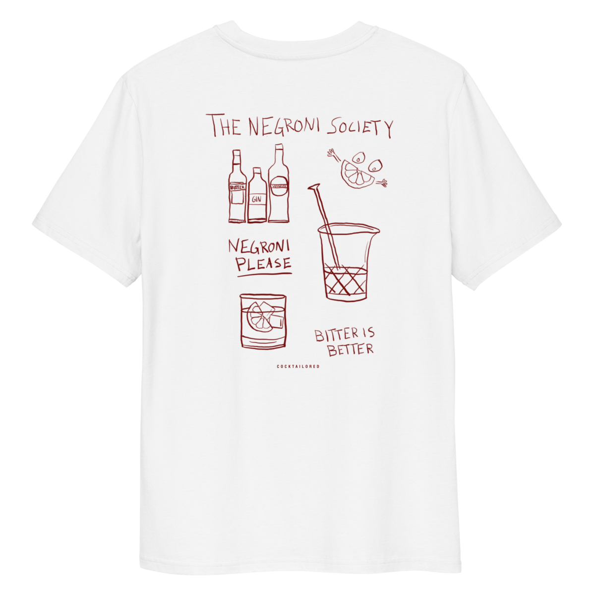 The Negroni Society "How To" Unisex organic cotton t-shirt