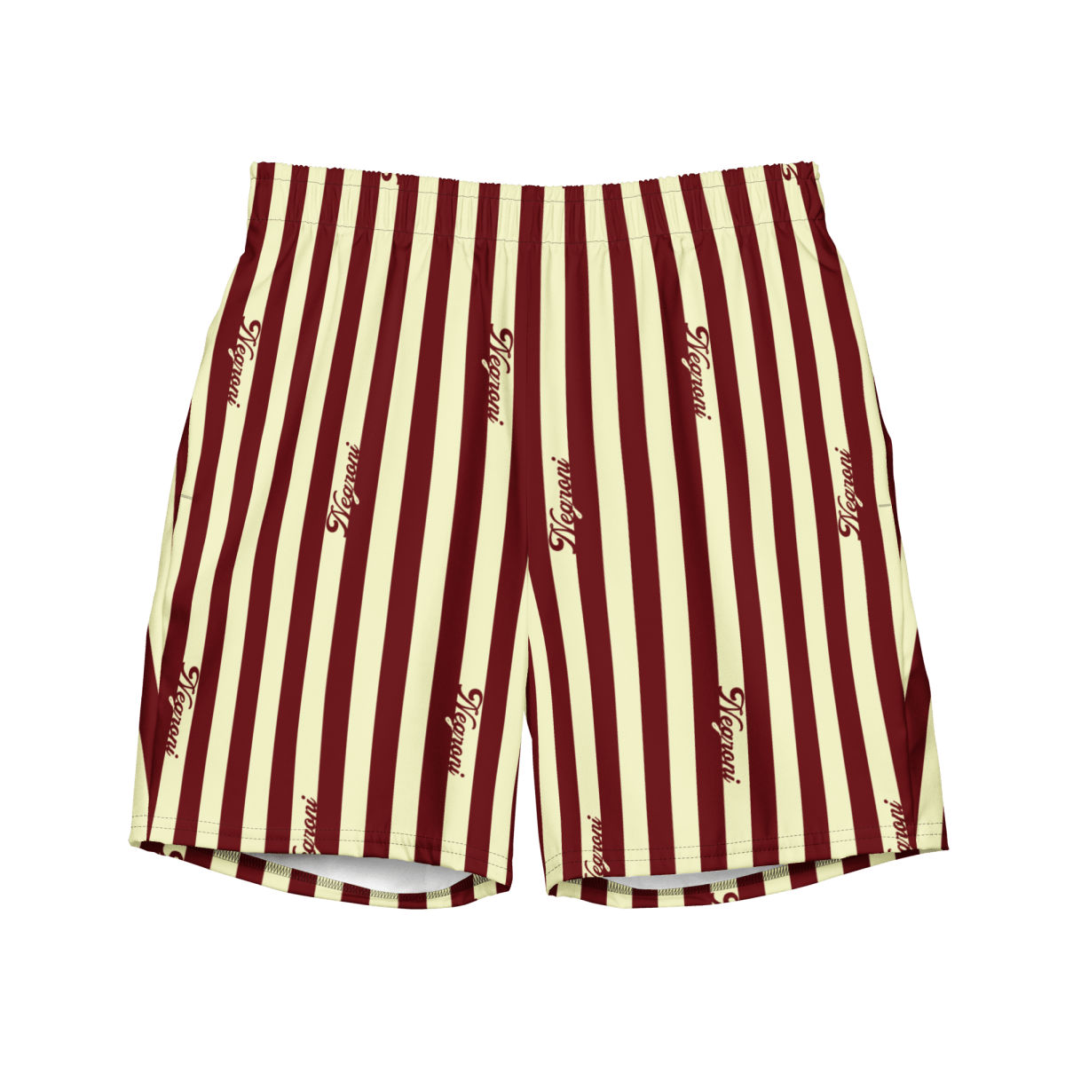 The Negroni Striped Swim Trunks