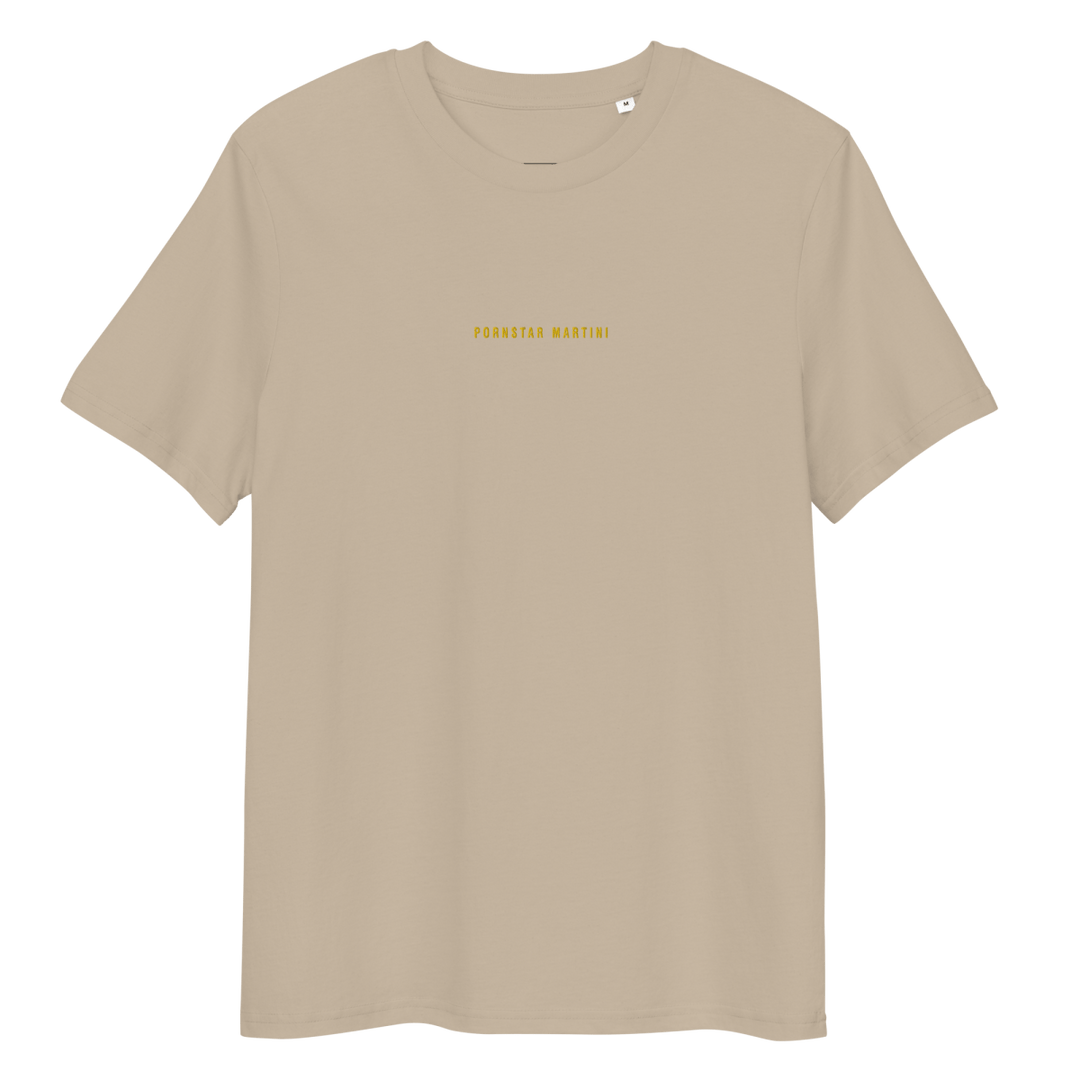 The Pornstar Martini organic t-shirt - Desert Dust - Cocktailored