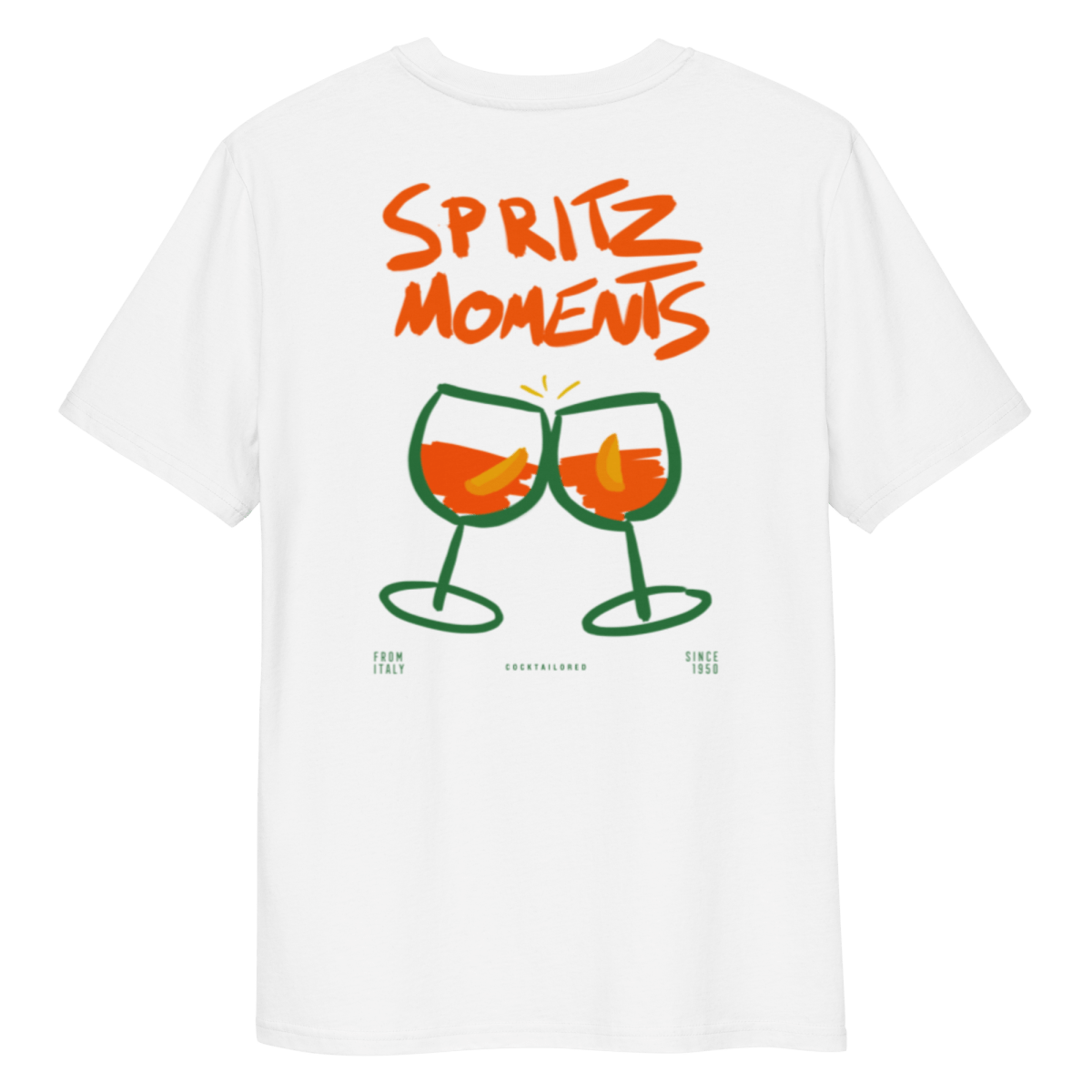 The Spritz Moments "Cin Cin" organic t-shirt